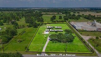 Plus de détails pour 19250 Becker Rd, Hockley, TX - Terrain à vendre