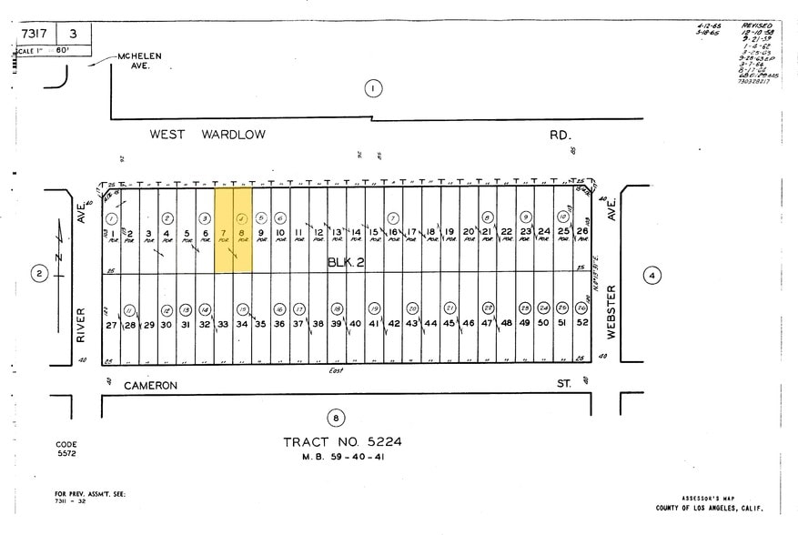 2216 W Wardlow Rd, Long Beach, CA for sale - Plat Map - Image 3 of 9