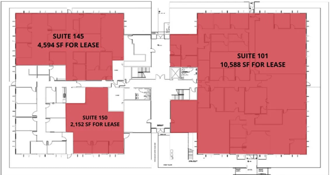 323 John Knox Rd, Tallahassee, FL à louer Plan d’étage- Image 1 de 1