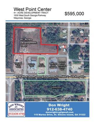 More details for 1630 W. South Georgia Pky, Waycross, GA - Land for Sale