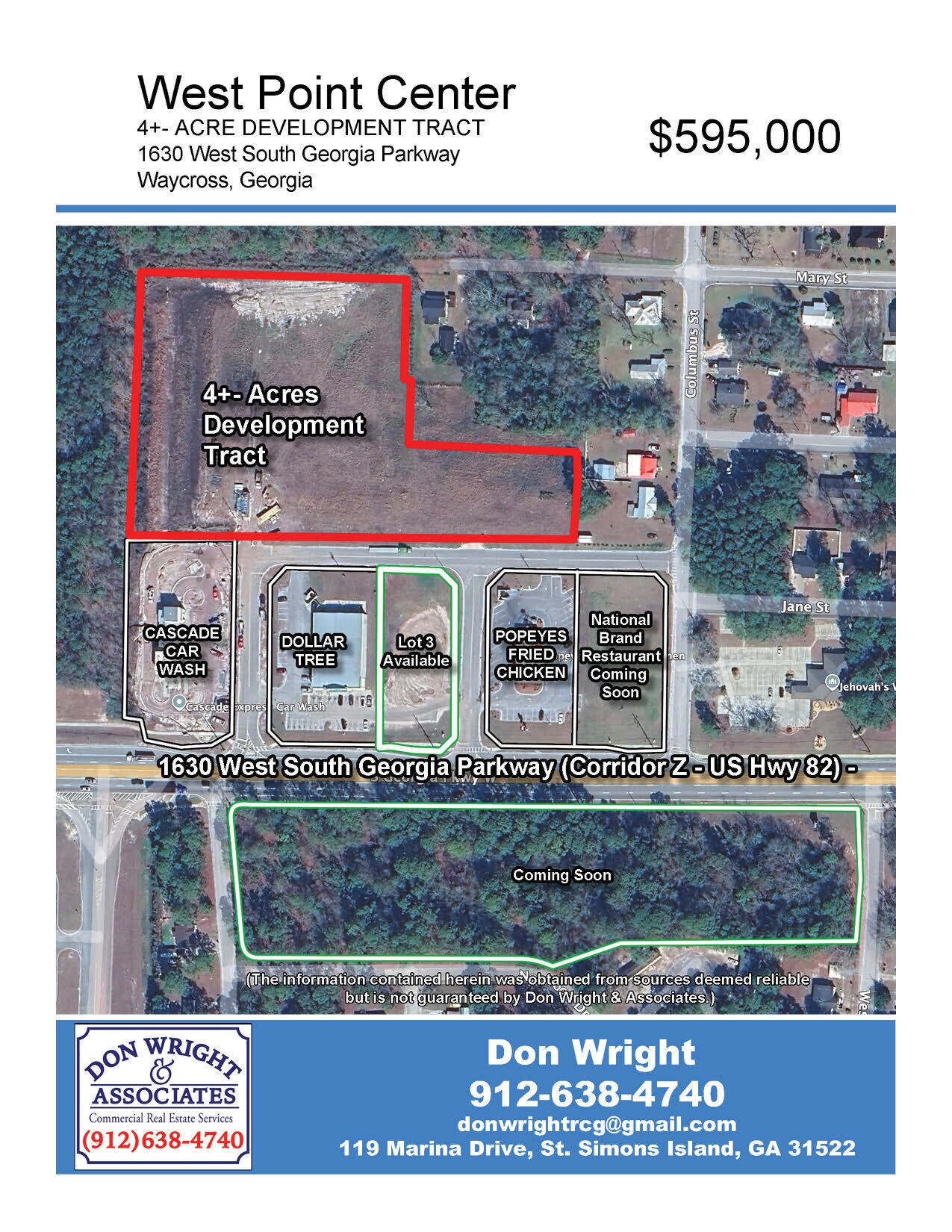1630 W. South Georgia Pky, Waycross, GA à vendre Photo du bâtiment- Image 1 de 3