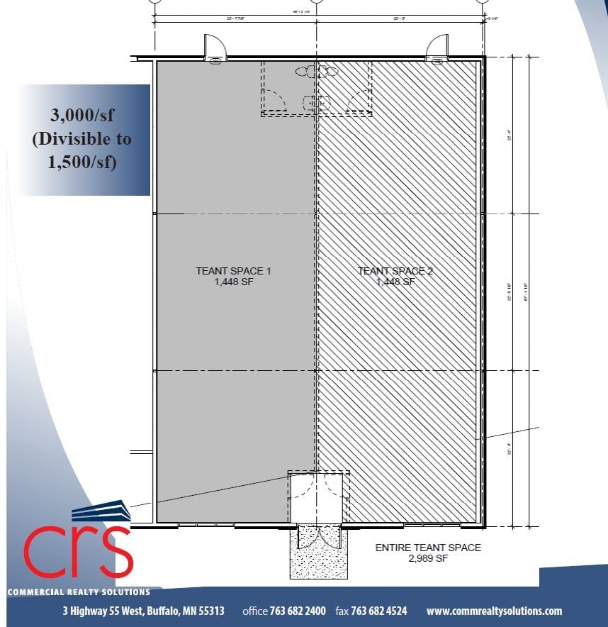 10141 University Ave NE, Blaine, MN for lease Floor Plan- Image 1 of 5