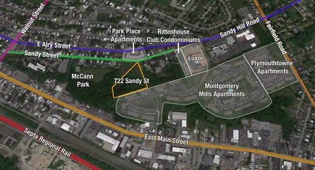 Plus de détails pour 722 Sandy St, Norristown, PA - Terrain à vendre