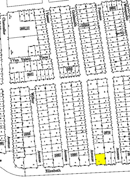 691 Elizabeth Ave, Newark, NJ for sale - Plat Map - Image 3 of 7