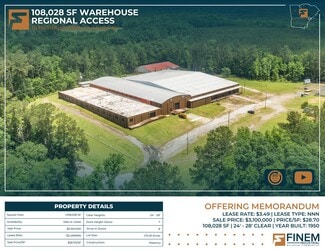 Plus de détails pour 121 Trotter Industrial Ln, Saluda, SC - Industriel à louer