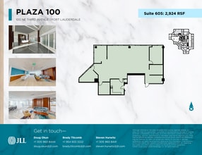 100 NE 3rd Ave, Fort Lauderdale, FL à louer Plan d’étage- Image 1 de 1
