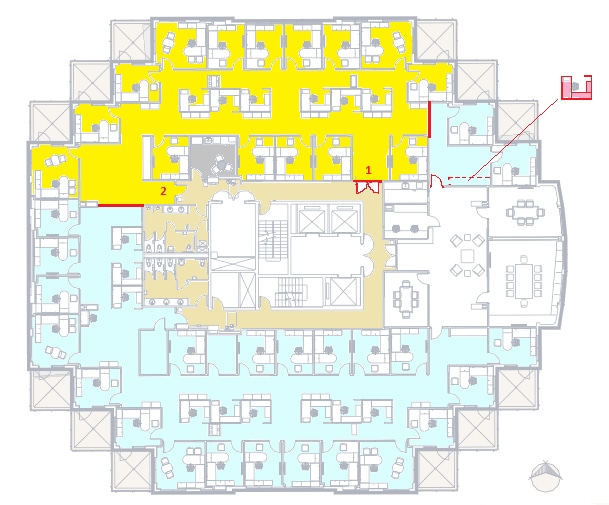 19950 W Country Club Dr, Aventura, FL for lease Typical Floor Plan- Image 1 of 1