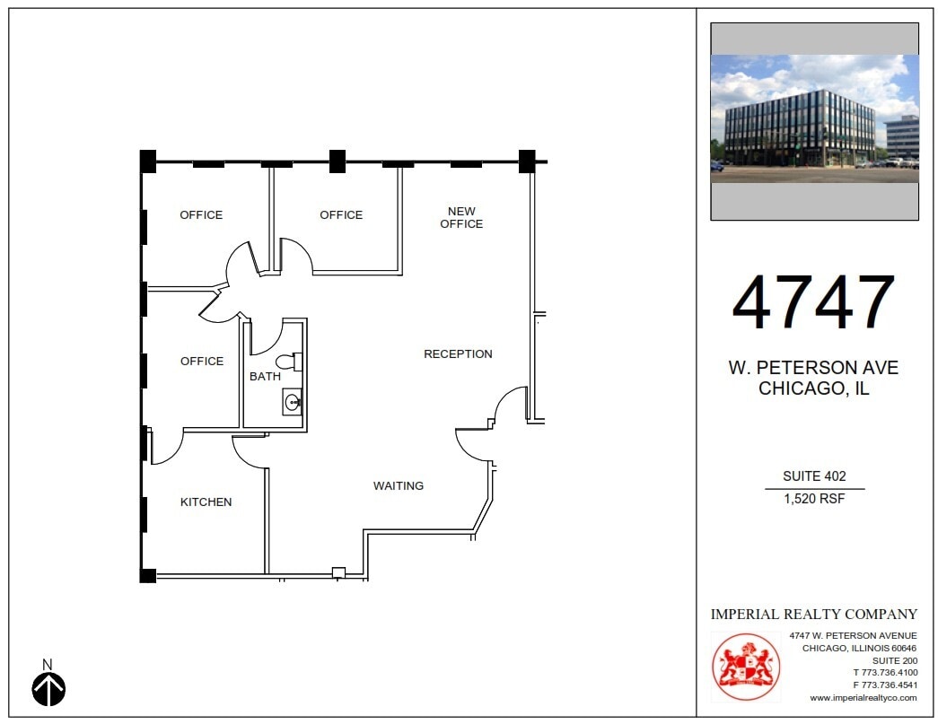 4747 W Peterson Ave, Chicago, IL for lease Interior Photo- Image 1 of 1