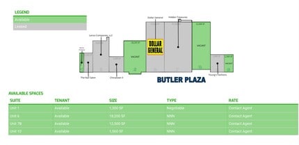 120 Butler Sq, Greenville, AL for lease Site Plan- Image 1 of 1