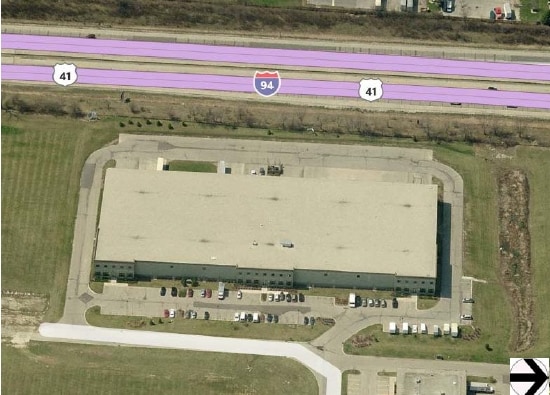 9875 S Stern St, Oak Creek, WI for lease - Aerial - Image 3 of 19