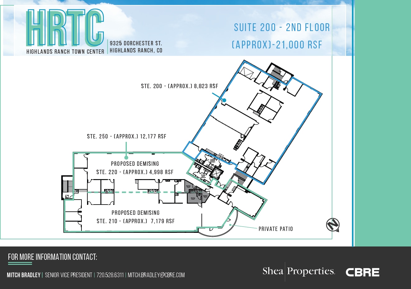 9325 Dorchester St, Highlands Ranch, CO for lease Floor Plan- Image 1 of 1