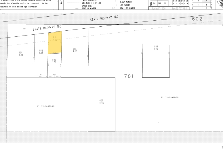 Terrain dans Las Vegas, NV à vendre - Plan cadastral - Image 1 de 5