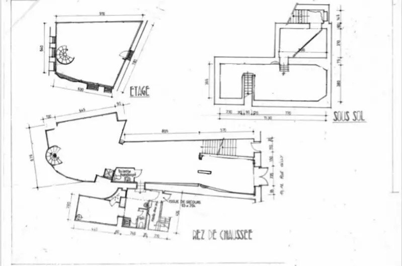 Commerce de détail dans Nice à vendre - Plan d’étage - Image 2 de 3