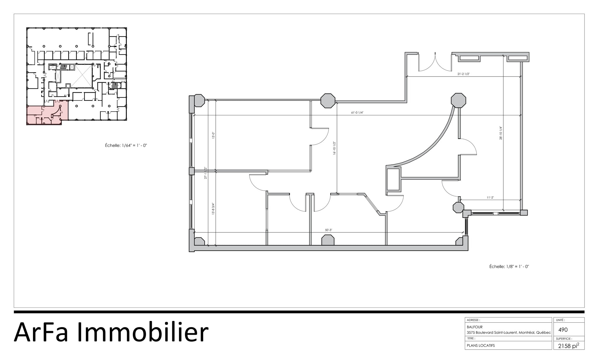 3575 Boul Saint-Laurent, Montréal, QC à louer Plan de site- Image 1 de 1