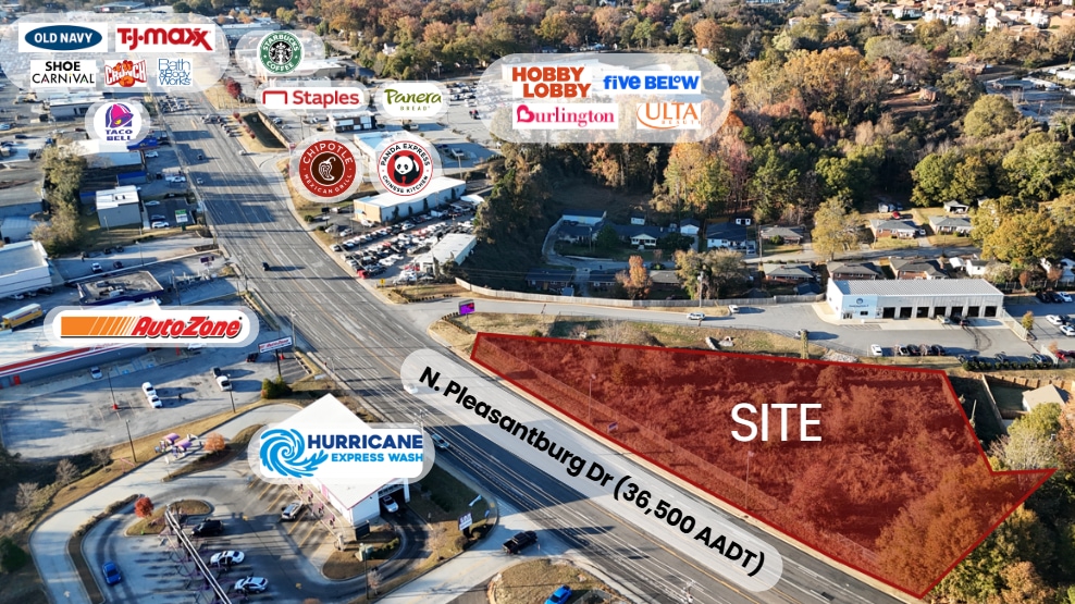 3010 N Pleasantburg Dr, Greenville, SC for lease Primary Photo- Image 1 of 5