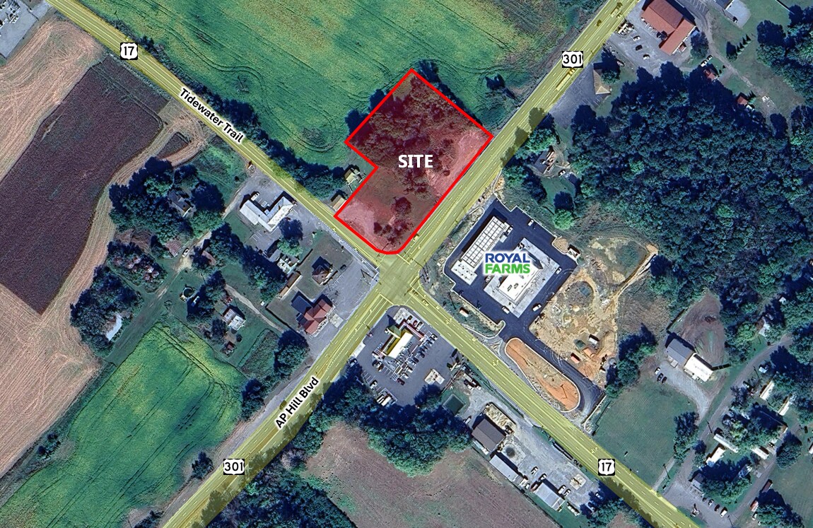 25445 Tidewater Trail, Port Royal, VA à louer Aérien- Image 1 de 2