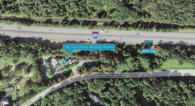 190 Goldens Bridge Rd, Katonah, NY - Aerial  map view