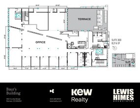 1512-1514 Curtis St, Denver, CO à louer Plan d’étage- Image 1 de 14