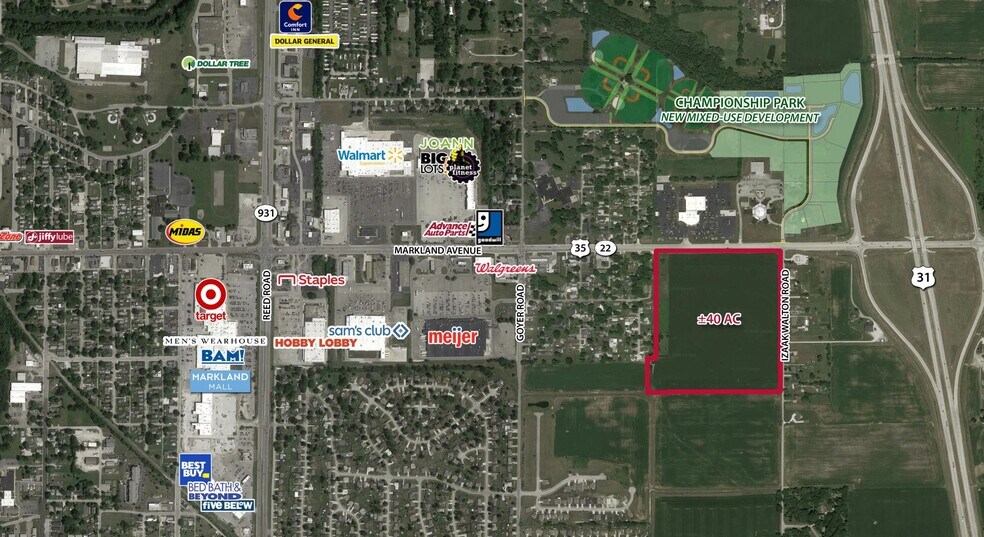 Markland Ave, Kokomo, IN à vendre - Aérien - Image 1 de 1