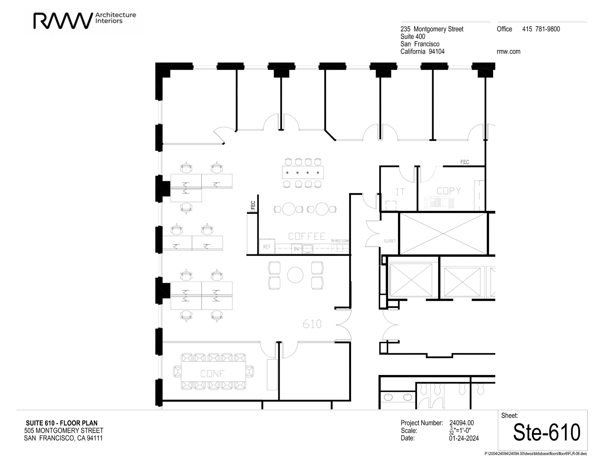 505 Montgomery St, San Francisco, CA à louer Plan de site- Image 1 de 1