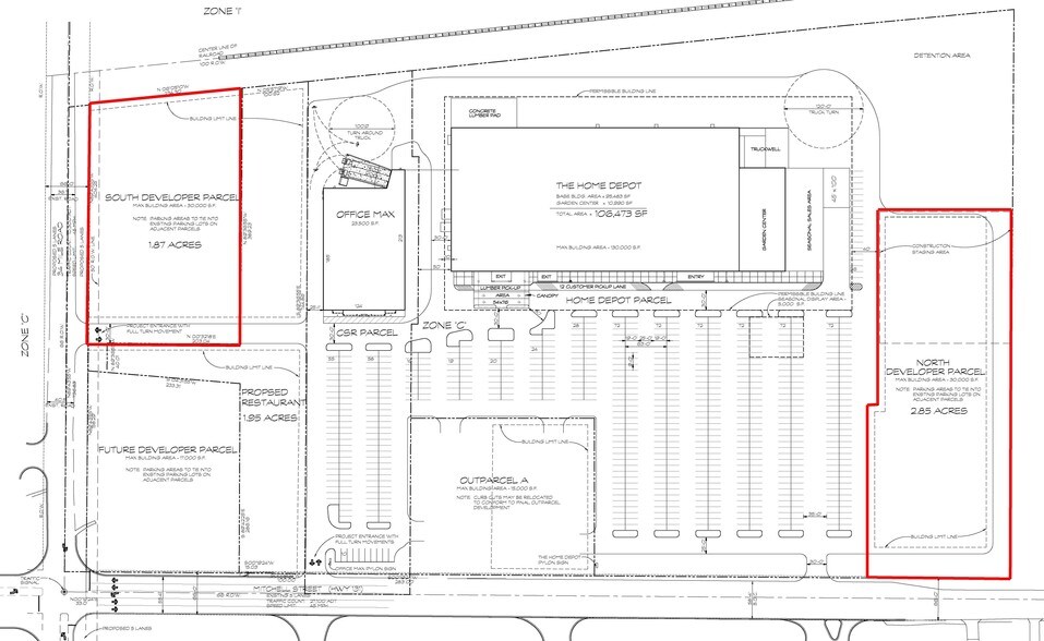 N Mitchell & US-131, Cadillac, MI for sale - Plat Map - Image 2 of 2