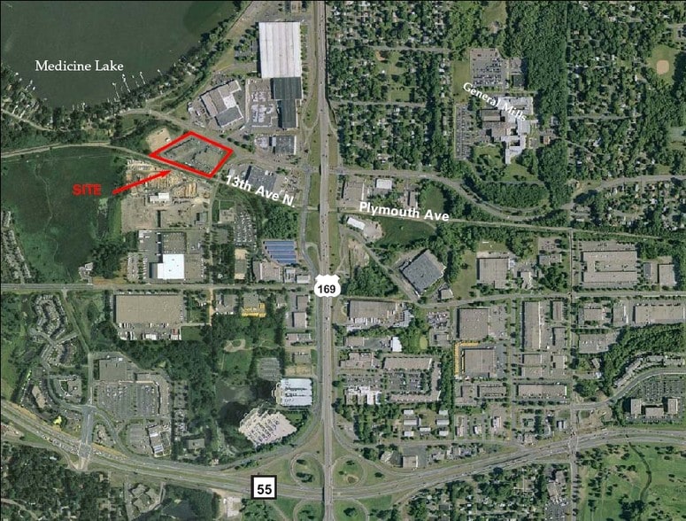 9835-9941 13th Ave N, Plymouth, MN for lease - Aerial - Image 2 of 6