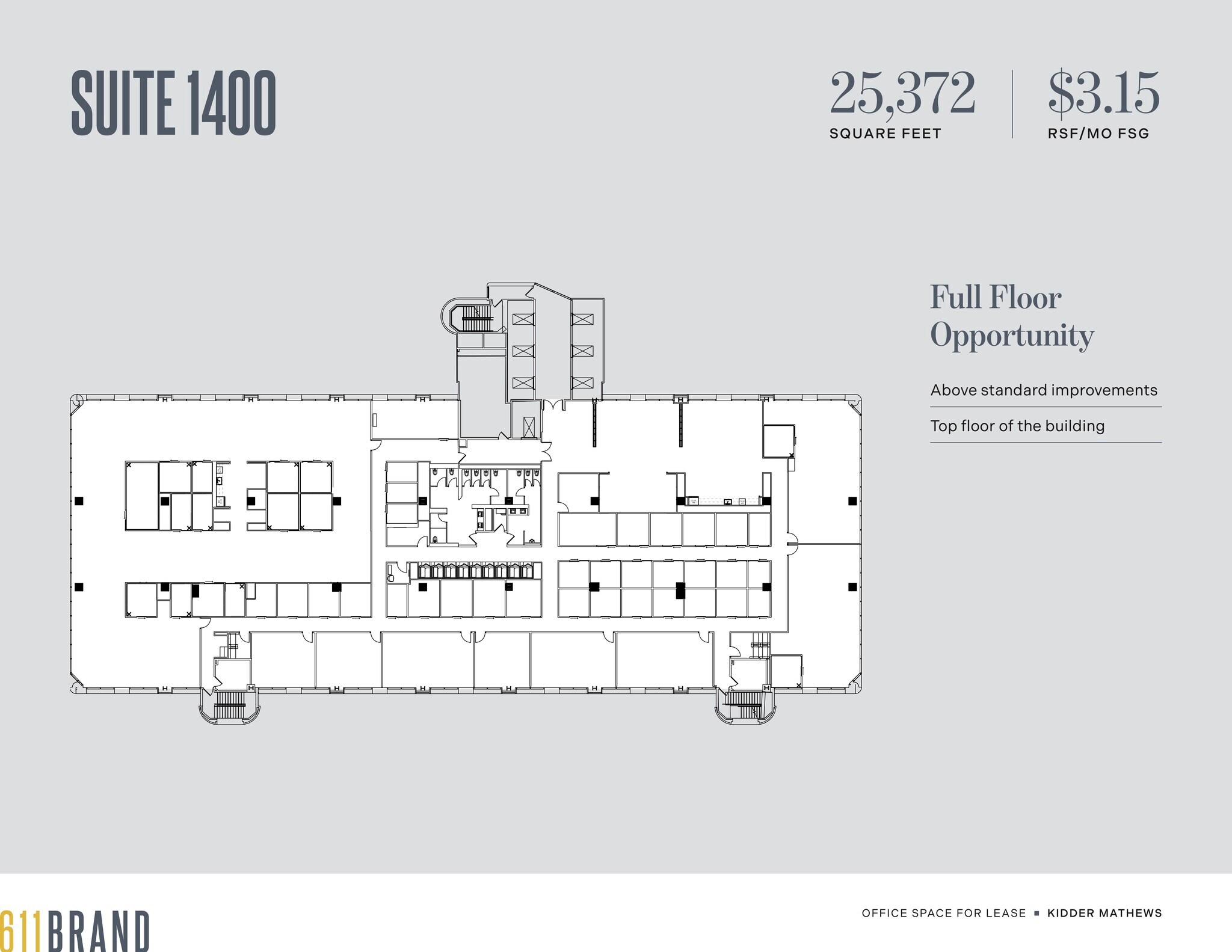 611 N Brand Blvd, Glendale, CA for lease Floor Plan- Image 1 of 1