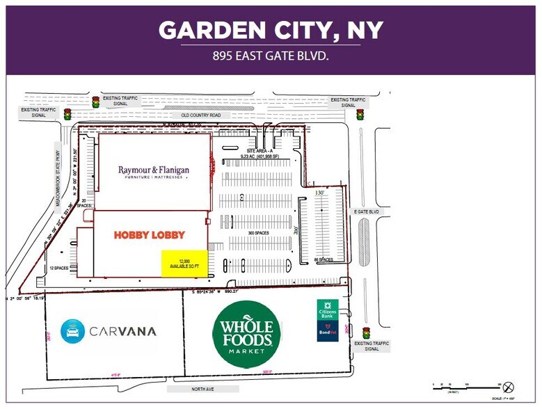 895 E Gate Blvd, Garden City, NY for lease - Site Plan - Image 1 of 4