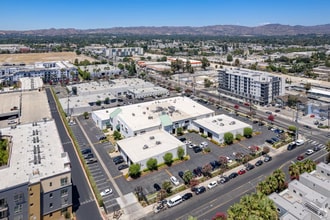 6723-6743 Variel Ave, Canoga Park, CA for lease Aerial- Image 2 of 3