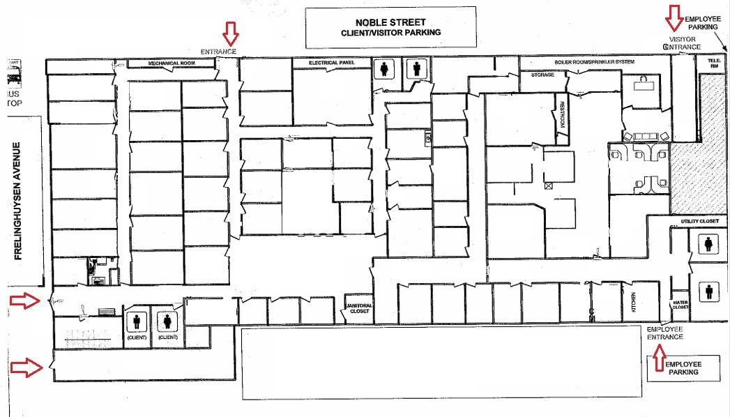 32 Noble St, Newark, NJ à louer Plan d’étage- Image 1 de 1