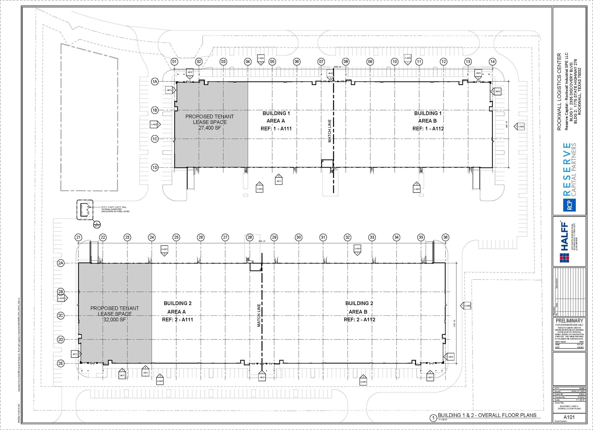 1725 State Highway 276, Rockwall, TX à louer Plan d  tage type- Image 1 de 2