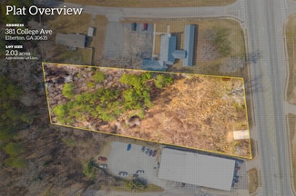 More details for 381 College ave, Elberton, GA - Land for Sale
