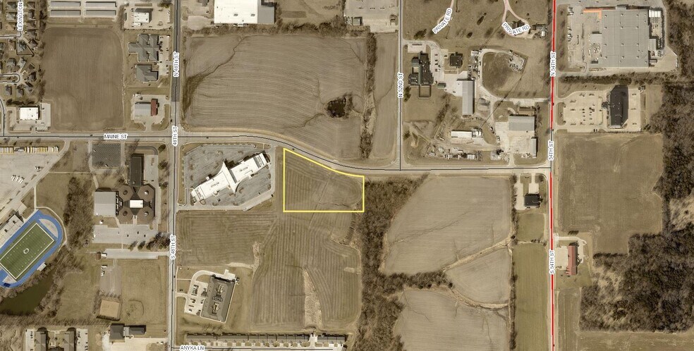 48th Street, Quincy, IL à vendre - Aérien - Image 2 de 2