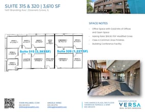 1401 Branding Ave, Downers Grove, IL for lease Floor Plan- Image 2 of 2