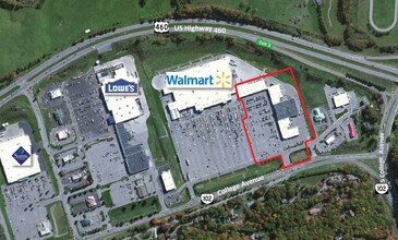 4001-4039 College Ave, Bluefield, VA - AERIAL  map view