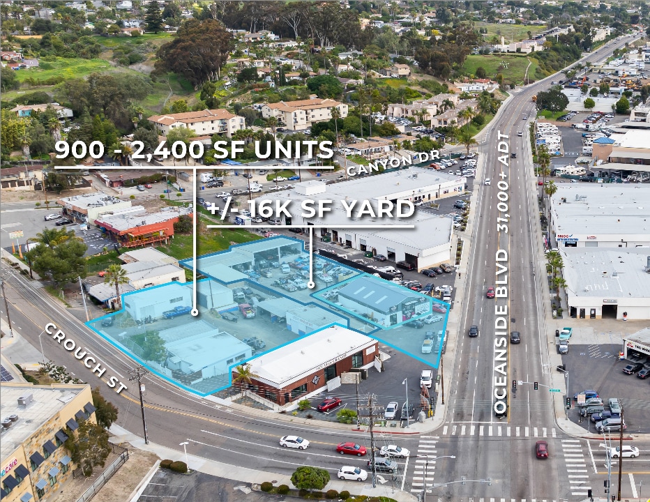 2020 Oceanside Blvd, Oceanside, CA for lease Aerial- Image 1 of 2