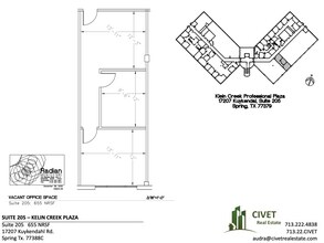 17207 Kuykendahl Rd, Spring, TX for lease Floor Plan- Image 1 of 2