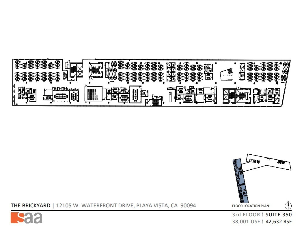 12105 W Waterfront Dr, Playa Vista, CA for lease Floor Plan- Image 1 of 1