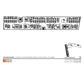 12105 W Waterfront Dr, Playa Vista, CA for lease Floor Plan- Image 1 of 1