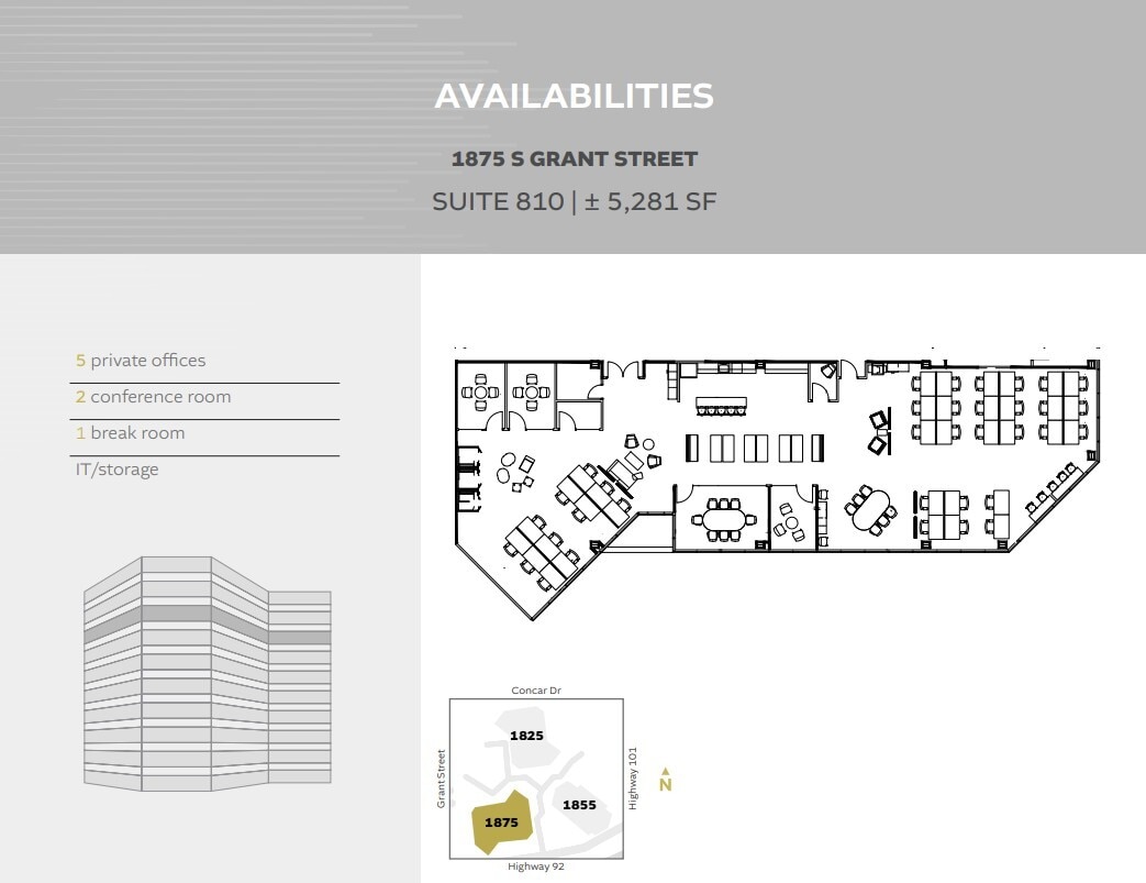 1825 S Grant St, San Mateo, CA for lease Floor Plan- Image 1 of 1