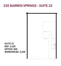 221 Barren Springs Dr, Houston, TX for lease Floor Plan- Image 1 of 1