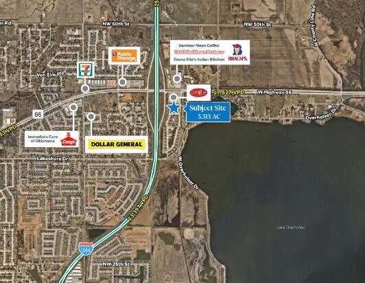 NW 39th & John Kilpatrick Tpke, Yukon, OK à vendre - Aérien - Image 2 de 2