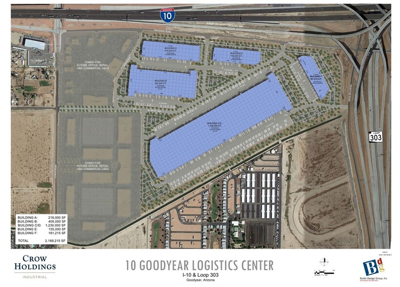 SWC I-10 & Loop 303, Goodyear, AZ à louer - Plan de site - Image 2 de 2