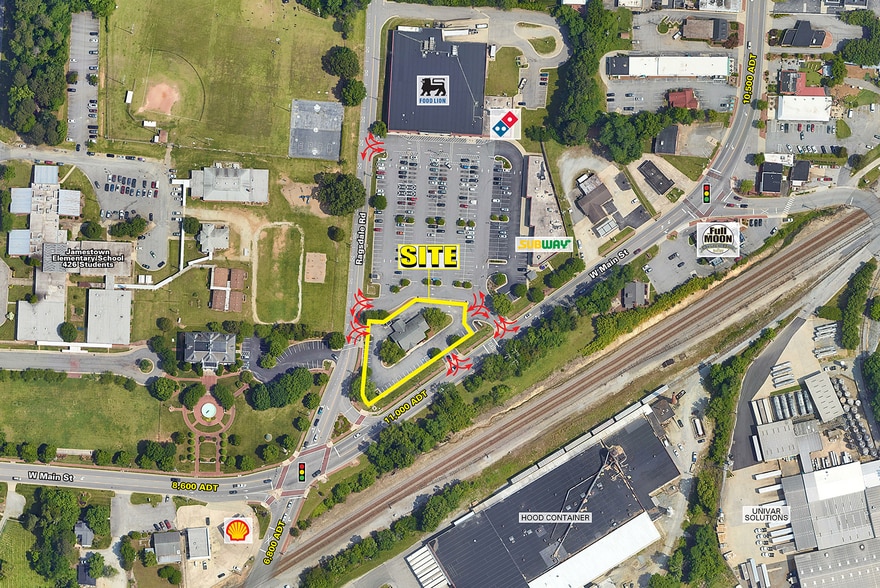 120 W Main St, Jamestown, NC for lease - Aerial - Image 2 of 4