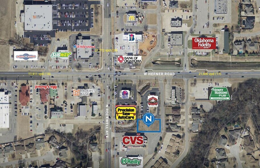 7014 Hefner Rd, Oklahoma City, OK à vendre - Photo du bâtiment - Image 1 de 2