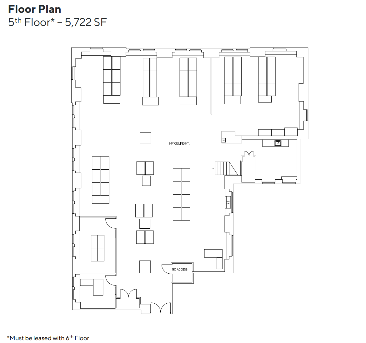 69 Yonge St, Toronto, ON for lease Floor Plan- Image 1 of 1