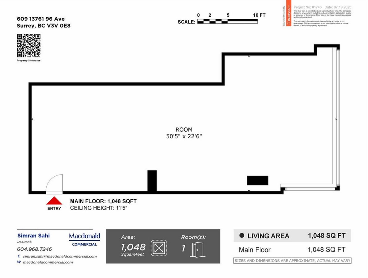 13761 96th Av, Surrey, BC V3V 0E8 - Unité 609 -  - Plan d’étage - Image 1 of 1