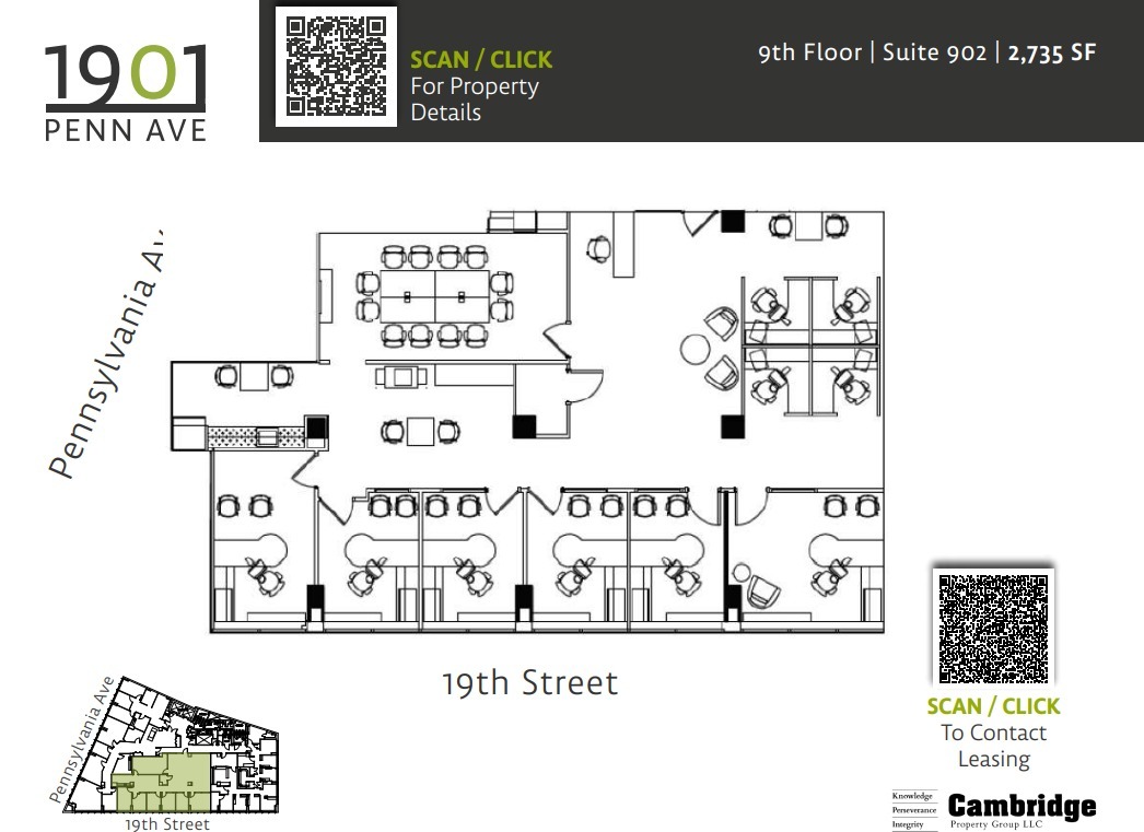 1901 Pennsylvania Ave NW, Washington, DC for lease Floor Plan- Image 1 of 1