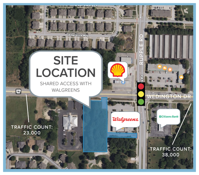 Wedington Dr and Rupple Rd, Fayetteville, AR for lease - Building Photo - Image 1 of 3