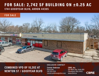 Plus de détails pour 1744 Goodyear Blvd, Akron, OH - Commerce de détail à vendre